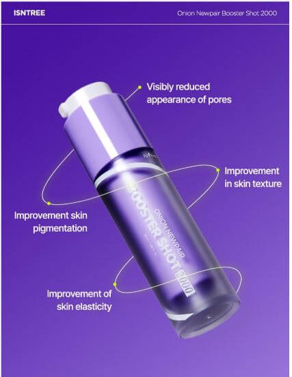 Isntree Onion Newpair Booster Shot 2000 – Skin Benefits | SunSkincare