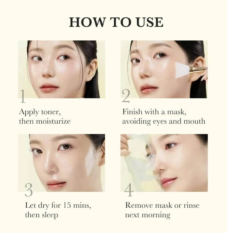 Medicube Kojic Acid Turmeric Night Wrapping Mask – How To Use | SunSkincare