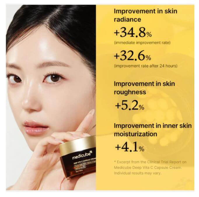 Medicube Deep Vita C Capsule Cream Canada – Improve Skin Radiance & Hydration | SunSkincare