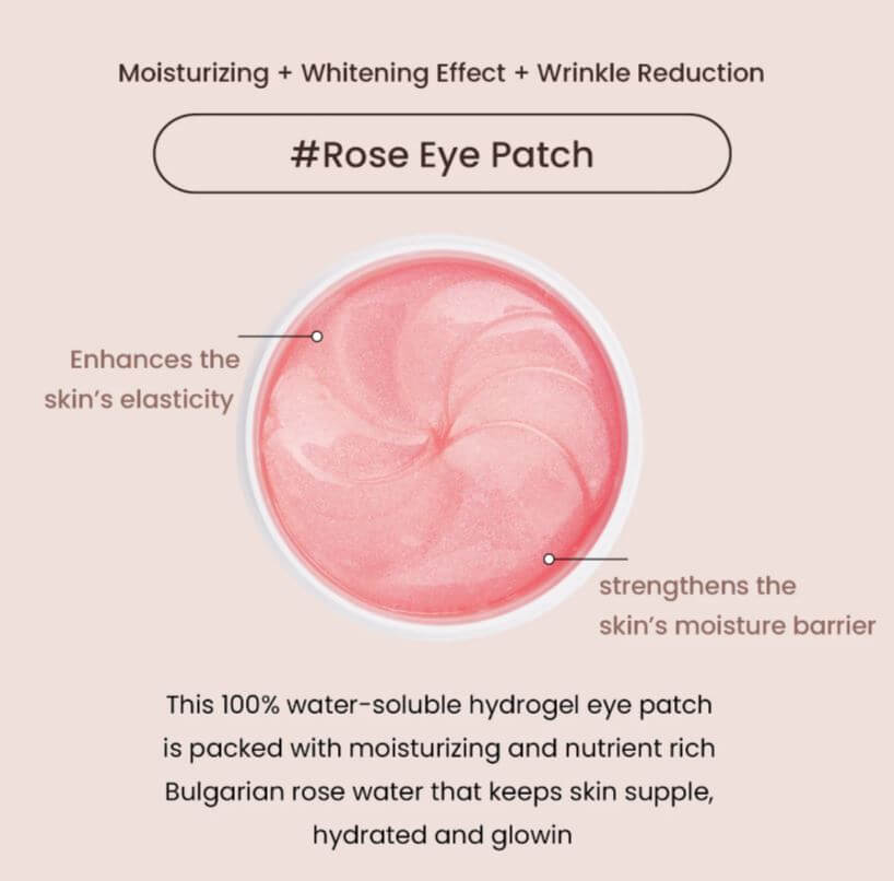 heimish Hydrogel Eye Patch Bulgarian Rose Water – Skin Benefits | SunSkincare