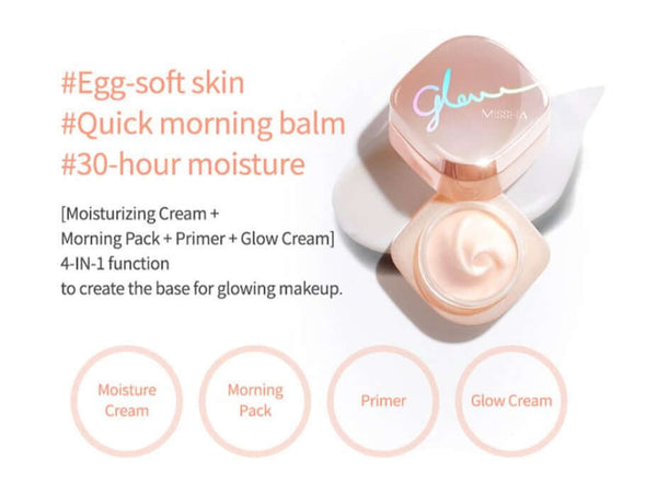 MISSHA Glow Skin Balm - Skin balm to create base for glowing makeup | SunSkincare