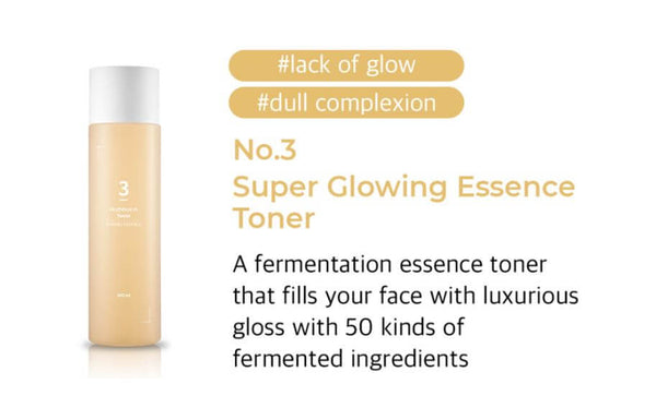 Numbuzin Canada | Numbuzin No.3 Super Glowing Essence Toner – Fix bumpy and dull skin | SunSkincare