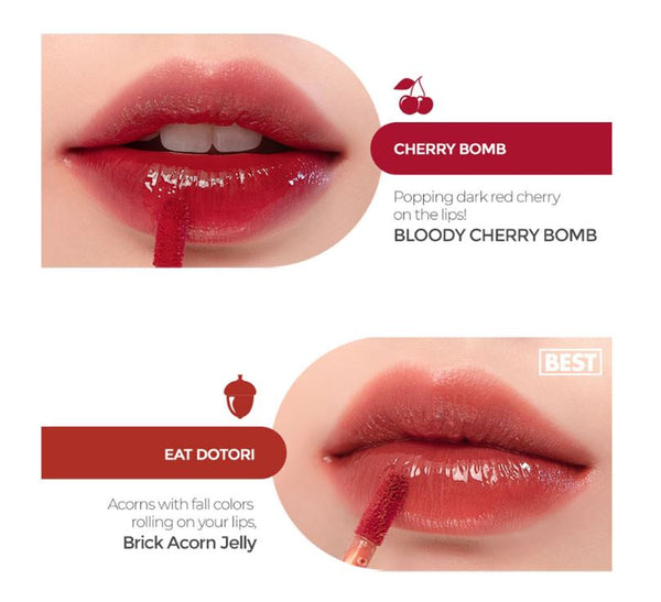 romand Juicy Lasting Tint - Autumn Fruit #12 & #13 | romand Lip Tints | SunSkincare