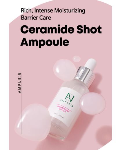 AMPLE:N Ceramide Shot Ampoule – Intensive Care for Sensitive Skin | SunSkincare
