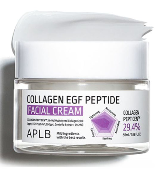 APLB Collagen EGF Peptide Facial Cream – Skin Elasticity & Hydration | SunSkincare