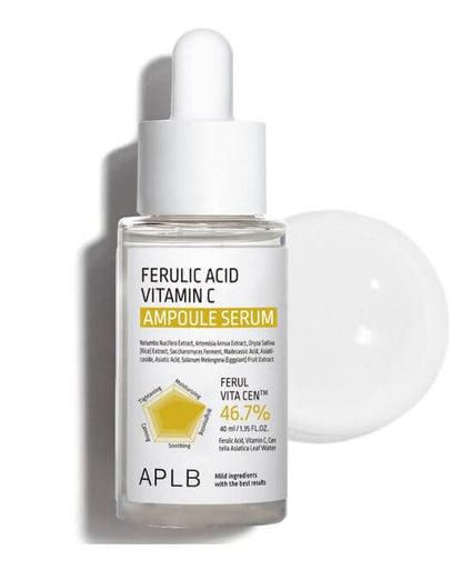 APLB Ferulic Acid Vitamin C Ampoule Serum – For Radiance & Firm Skin | SunSkincare
