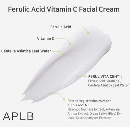 APLB Ferulic Acid Vitamin C Cream – Key Ingredients | APLB Canada | SunSkincare