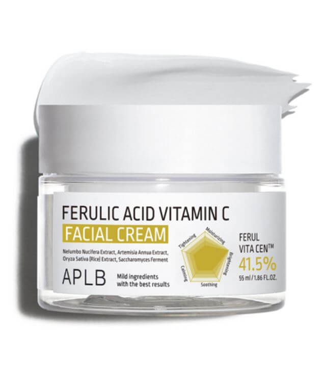 APLB Ferulic Acid Vitamin C Facial Cream - Bright, Firm, Smooth Skin | SunSkincare