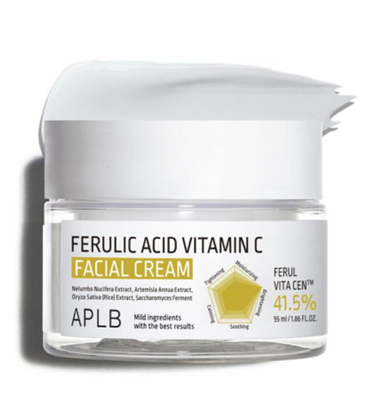 APLB Ferulic Acid Vitamin C Facial Cream - Bright, Firm, Smooth Skin | SunSkincare