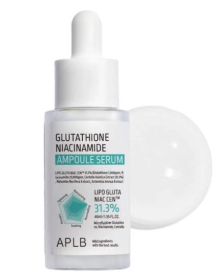 APLB Glutathione Niacinamide Ampoule Serum – Brightening, Anti-Aging & Hydrating | SunSkincare