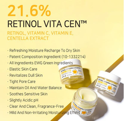 APLB Retinol Vitamin C Vitamin E Facial Cream – Key Benefits | SunSkincare