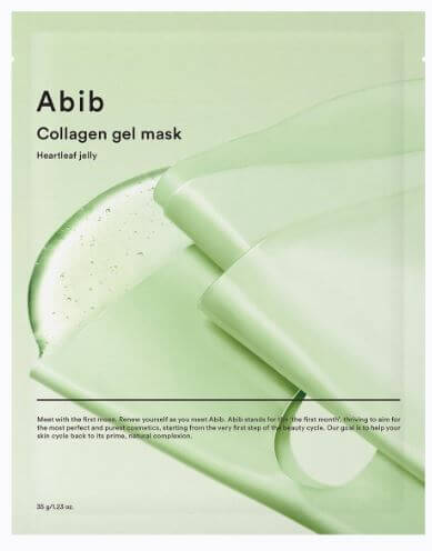 Abib Collagen Gel Mask Heartleaf Jelly – Soothing & Anti-Aging for Acne-Prone Skin | SunSkincare