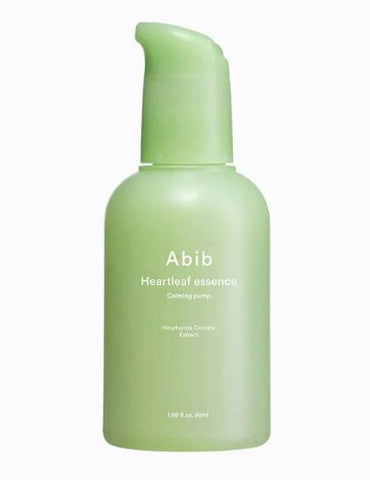 Abib Heartleaf Essence Calming Pump – Soothe & keep pores clear of excess sebum and impurities | SunSkincare