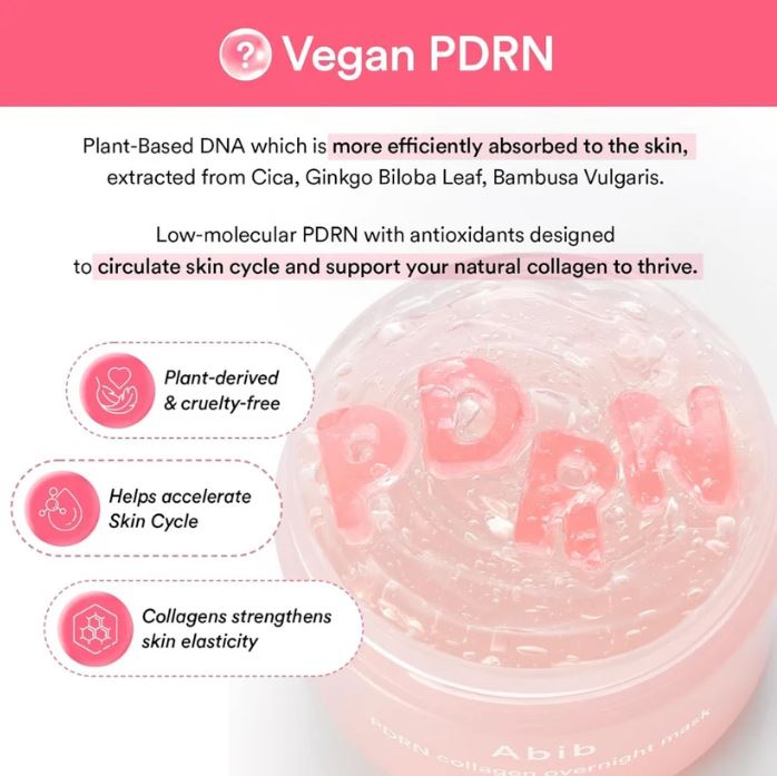 Abib PDRN Collagen Overnight Mask Firming Jelly – Key Ingredients & Skin Benefits | SunSkincare