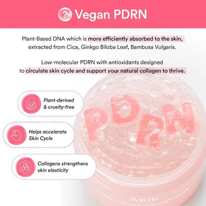 Abib PDRN Collagen Overnight Mask Firming Jelly – Key Ingredients & Skin Benefits | SunSkincare