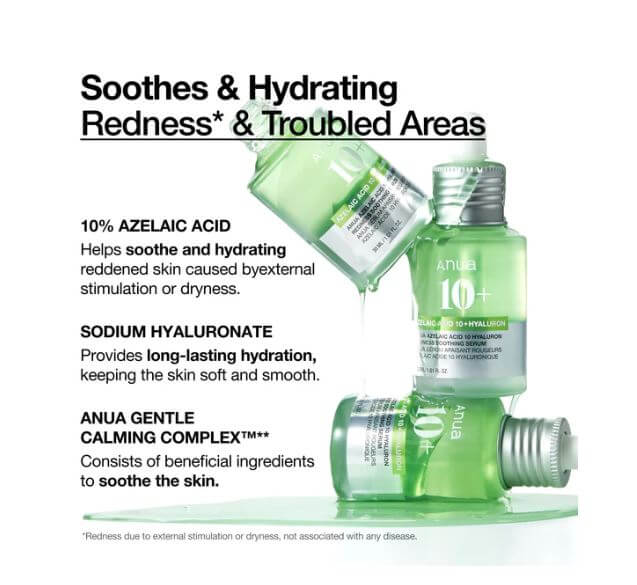 Anua Azelaic Acid 10 Hyaluron Redness Soothing Serum Canada | SunSkincare