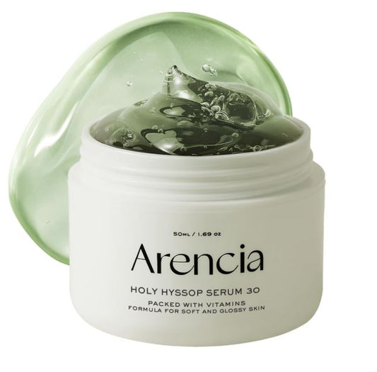 Arencia Holy Hyssop Serum 30 - Hydrating & Brightening Serum for Radiant, Plump Skin | SunSkincare