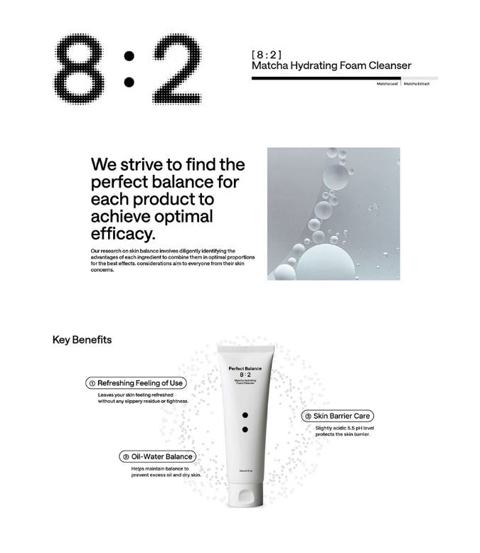 B : Lab Matcha Hydrating Foam Cleanser – Refreshed and Hydrated Skin | SunSkincare