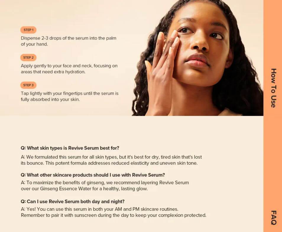 Beauty of Joseon Revive Serum Ginseng + Snail Mucin – How To Use | SunSkincare