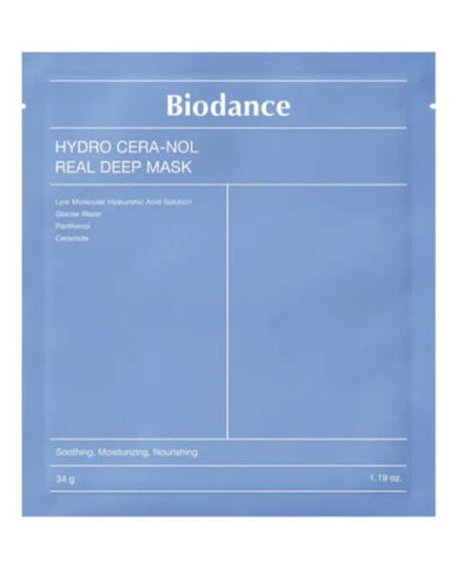 Biodance Hydro Cera-Nol Real Deep Mask - Overnight Hydrogel Mask for Calm, Hydrated Skin | SunSkincare
