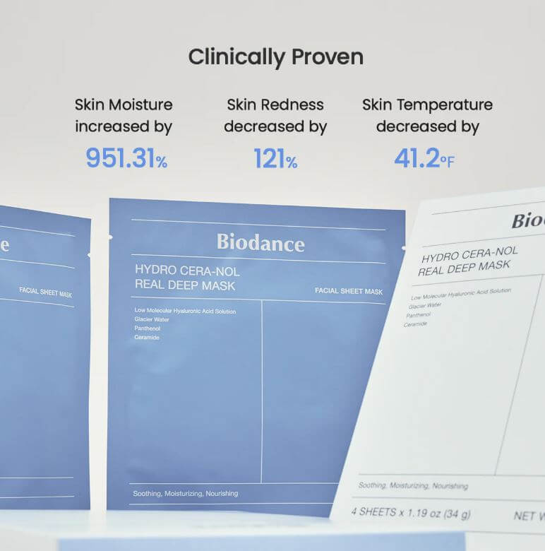 Biodance Hydro Cera-Nol Real Deep Mask – Skin Benefits Test Results | SunSkincare