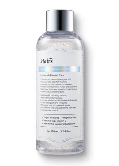 Klairs Freshly Juiced Vitamin Essence Toner – Klairs Vitamin C Essence Toner | SunSkincare