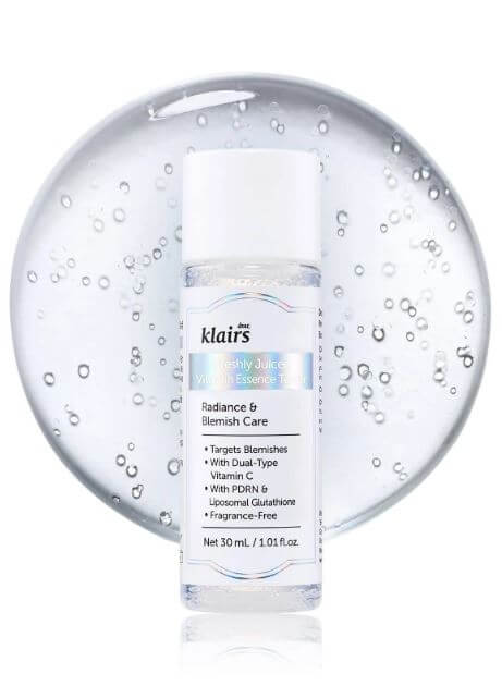 Dear, Klairs Freshly Juiced Vitamin Essence Toner 30 ml with Micro Capsule | SunSkincare