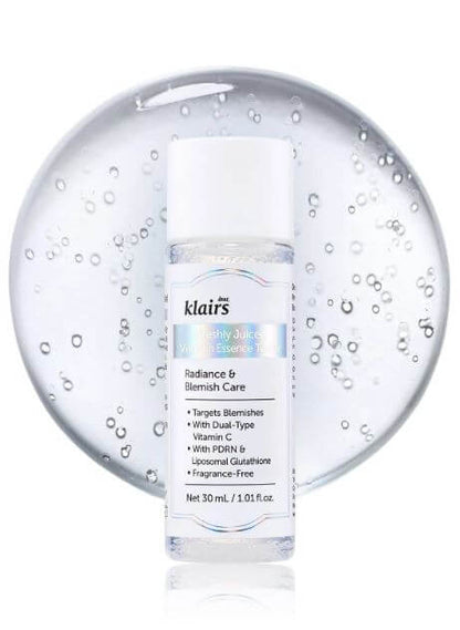 Dear, Klairs Freshly Juiced Vitamin Essence Toner 30 ml with Micro Capsule | SunSkincare