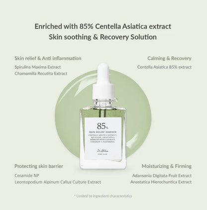 Dr.Althea Skin Relief Essence – 85% Cica to Calm Redness & Soothe Irritation | SunSkincare