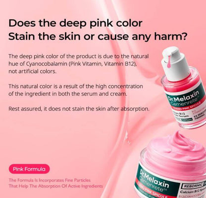 Dr. Melaxin Cemenrete Cyano Pink Spicule Cream – Natural Pink Colour from Vitamin B12 | SunSkincare