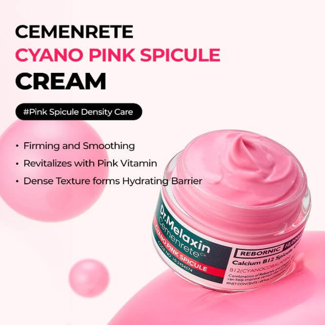 Dr.Melaxin Cemenrete Cyano Pink Spicule Cream Canada – Skin Benefits | SunSkincare