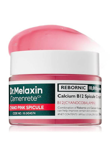 Dr. Melaxin Cemenrete Cyano Pink Spicule Cream - Hydrating Pink Spicule Cream for Bright, Firm Skin | SunSkincare
