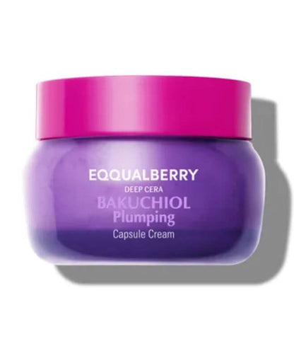 EQQUALBERRY Bakuchiol Capsule Cream – Firming, Pore Tightening, Hydration Cream for Radiant Skin | SunSkincare