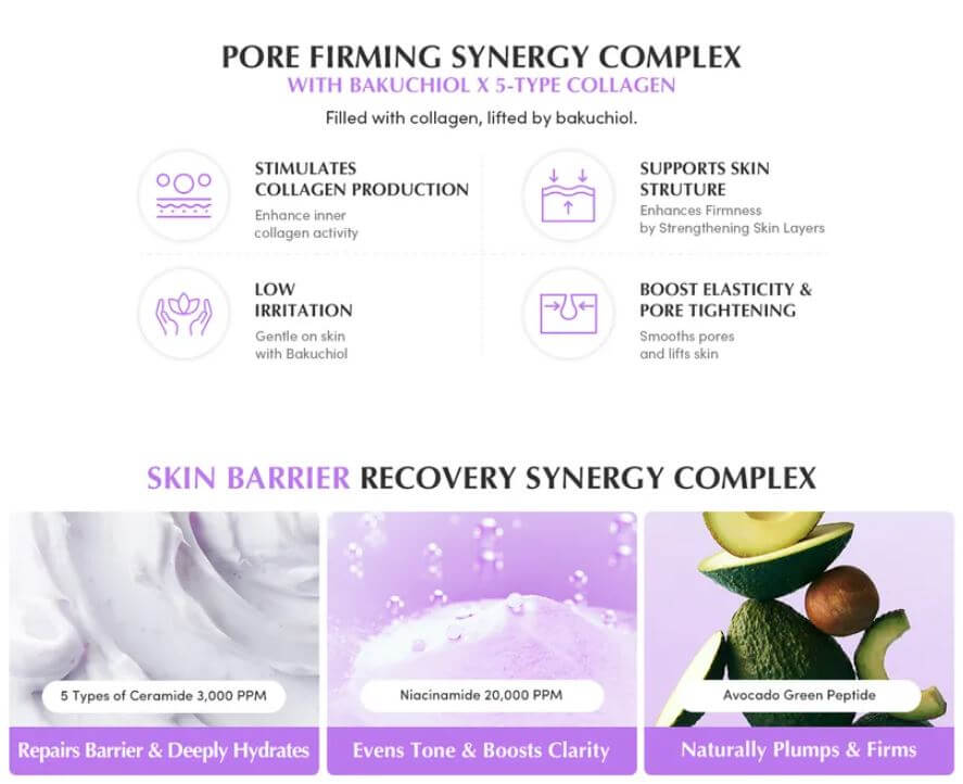 EQQUALBERRY Bakuchiol Plumping Capsule Cream – Pore Firming & Skin Barrier | SunSkincare