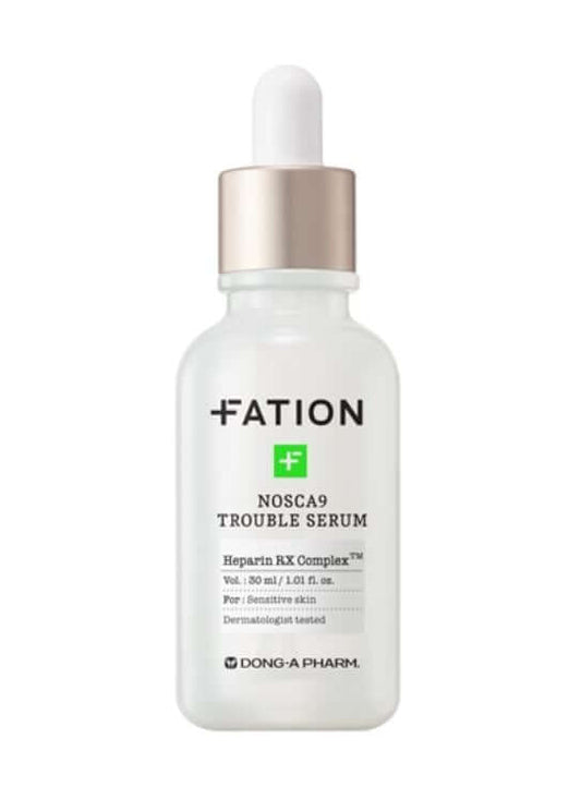 FATION NOSCA9 TROUBLE SERUM S - Soothing Serum for Redness & Blemish-Prone Skin | SunSkincare