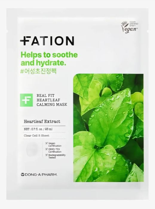 FATION Real Fit Heartleaf Calming Mask Canada | SunSkincare