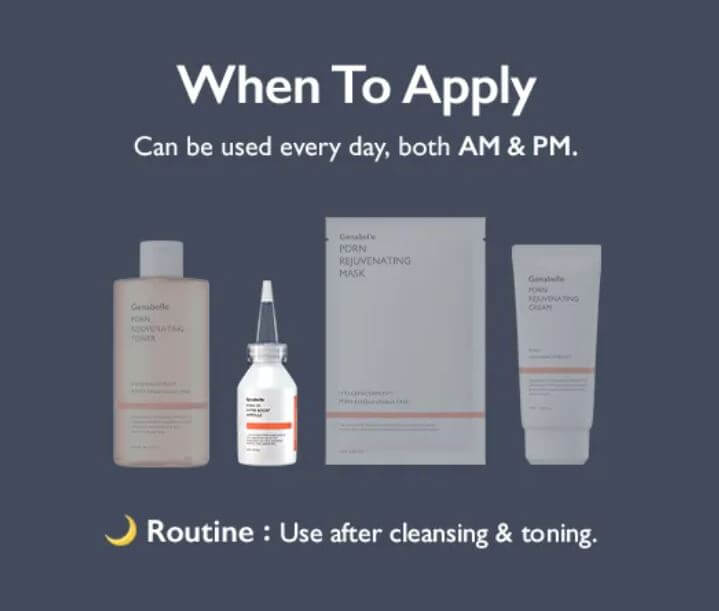 Genabelle PDRN 3% Hyper Boost Ampoule Canada – When to apply | SunSkincare