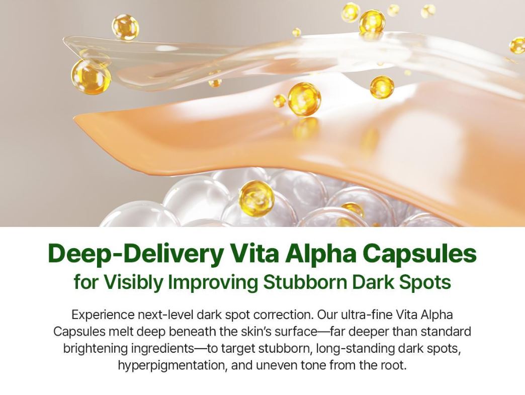 Goodal Green Tangerine Vita C Dark Spot Care Cream α Alpha – Deep Penetration with Vita Alpha Capsules | SunSkincare