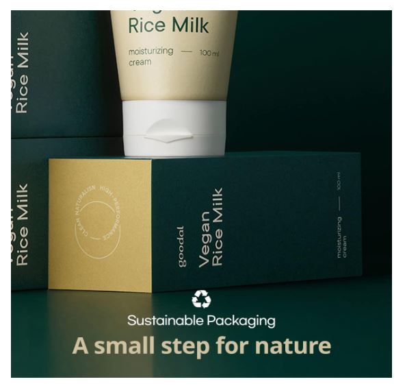Goodal Vegan Rice Milk Moisturizing Cream – Sustainable Packaging | SunSkincare
