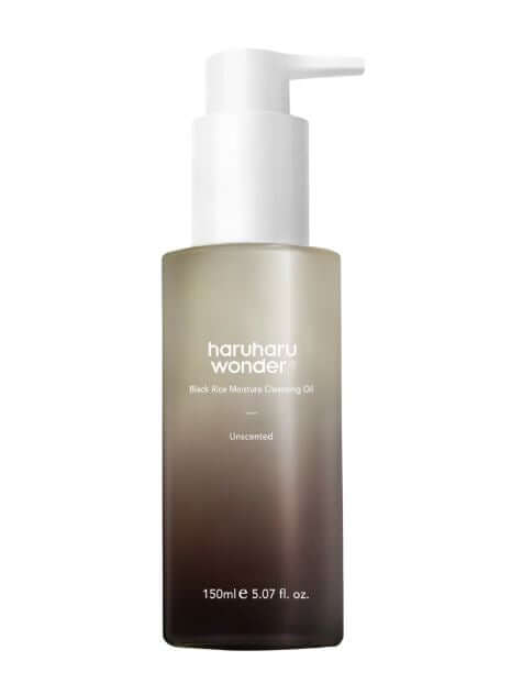 Haruharu Wonder Black Rice Cleansing Oil - Gentle Cleansing Oil for Makeup, SPF & Blackheads | SunSkicnare