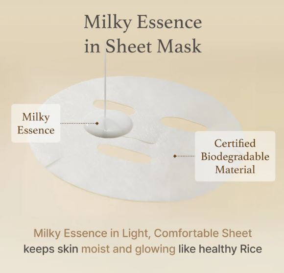 I'm From Rice Sheet Mask – Milky Essence for Hydrating & Evening Out Skin Tone | SunSkincare