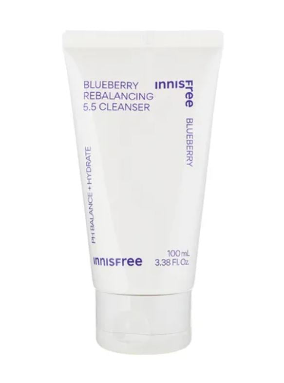 Innisfree Blueberry Rebalancing 5.5 Cleanser - Renewal | Innisfree Blueberry Cleanser for healthy skin | SunSkincare