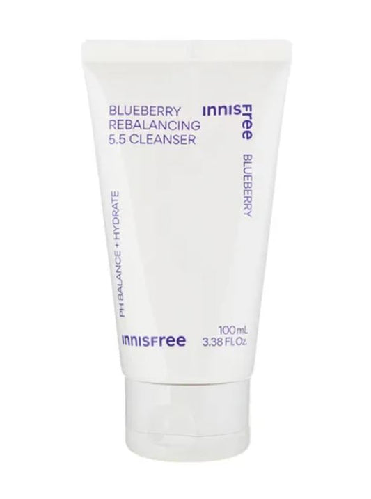 Innisfree Blueberry Rebalancing 5.5 Cleanser - Renewal | Innisfree Blueberry Cleanser for healthy skin | SunSkincare