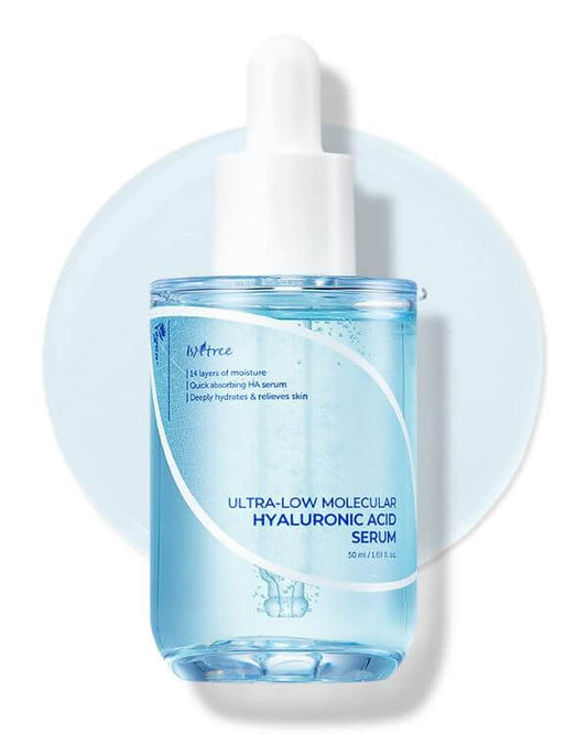 Isntree Low Molecular Hyaluronic Acid Serum - Deep Hydration & Barrier Boost | SunSkincare