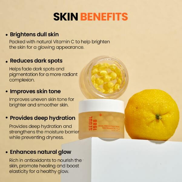 K-SECRET Niacinamide Capsule Cream – Skin Benefits | SunSkincare