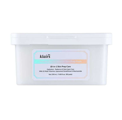 Klairs Freshly Juiced Vitamin Skin Prep Pads – Klairs Toner Pads for Radiance & Smooth Complexion | SunSkincare