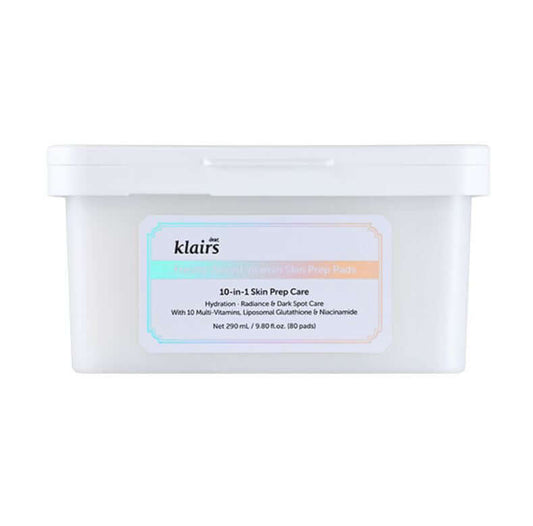 Klairs Freshly Juiced Vitamin Skin Prep Pads – Klairs Toner Pads for Radiance & Smooth Complexion | SunSkincare