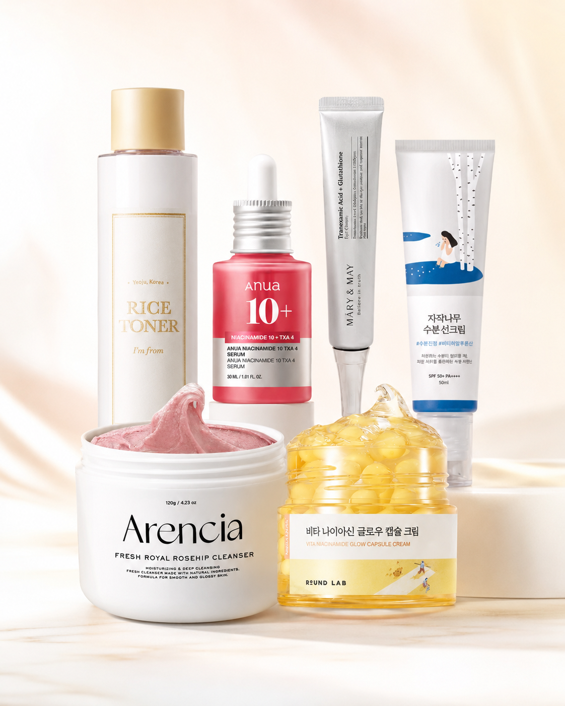 Korean Skincare Set for Dark Spots and dull Skin | SunSkincare