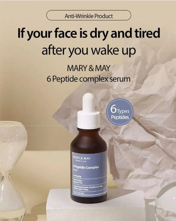 MARY & MAY 6 Peptide Complex Serum Canada – Anti-wrinkle Serum | SunSkincare
