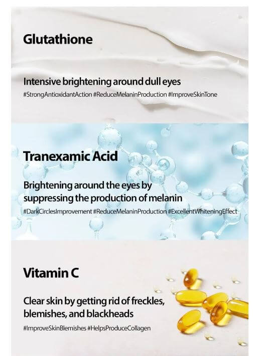 MARY & MAY Tranexamic Acid + Glutathione Eye Cream MARY & MAY Tranexamic Acid + Glutathione Eye Cream
